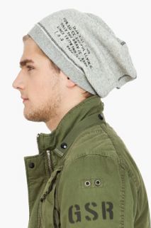 Diesel Grey Waffle cotton Cyombol Hat for men