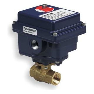 Dynaquip Controls EHH27ATE25H Ball Valve, Electric, 1 1/2 In NPT, Brass