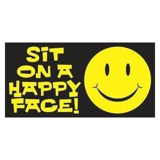 sit on a happy face STICKER 