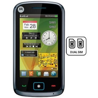 Motorola EX128 Unlocked Touchscreen Dual Sim Cell Phone