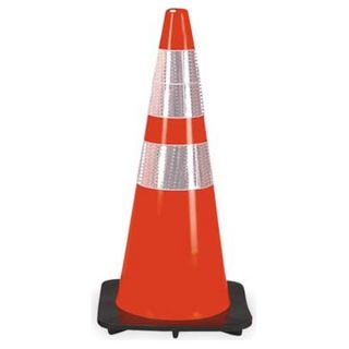 Jackson Safety 3004206 Traffic Cone, 28 In.Red/Orange