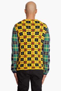 Comme Des Garçons Shirt Wool Tartan Crewneck Sweater for men