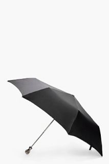 Alexander McQueen Silver Skull Folding Umbrella for men
