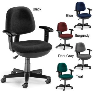 OFM Stain resistant Lite use Computer Task Chair with Adjustable Arms