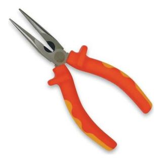 Westward 3WY56 Insulated Long Nose Plier, 6 In L