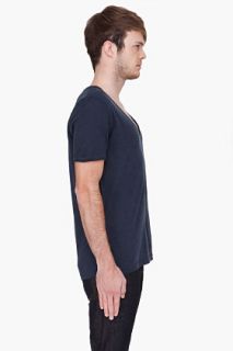 Dsquared2 Navy V neck T shirt for men