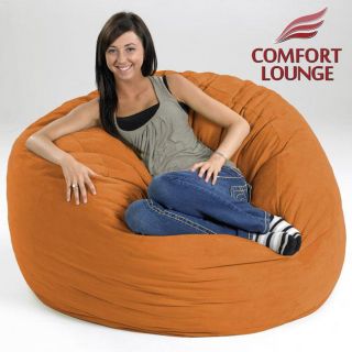 Comfort Lounge Melon Medium size Memory Foam Lounge Bag