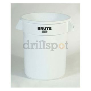 Rubbermaid 2620 WHT 19 1/2 x 22 7/8 20gal White BRUTE[REG] LLDPE