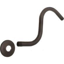 Oil Rubbed Bronze S Curved Shower Head Wall Arm Pipe  