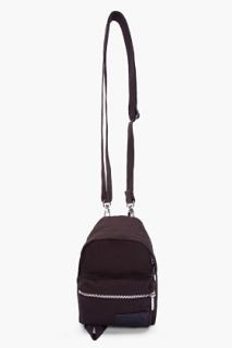 KRISVANASSCHE Black Mini Pouch Backpack for men