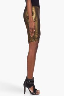By Malene Birger Dark Gold Dicil Skirt for women
