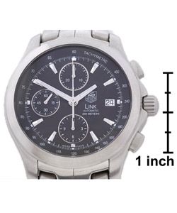 Tag Heuer Link Chronograph Steel Watch