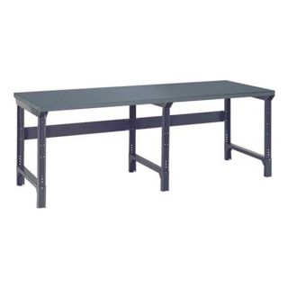 Edsal 6334S Workbench, 96Wx30Dx30 3/4 to 34 3/4In H
