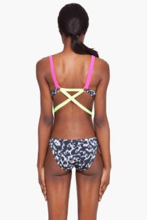 Matthew Williamson Neon Cut Out Swimsuit for women