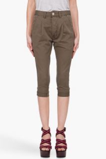 Marc By Marc Jacobs Khaki Olive Slouchy Trousers for women