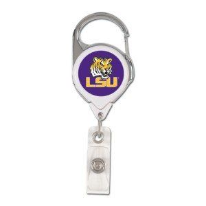 LSU Tigers Retractable Premium Badge Holder Sports