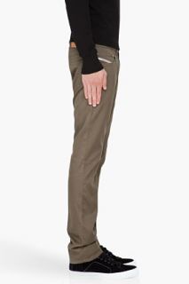 Diesel Olive Thanaz b Trousers for men