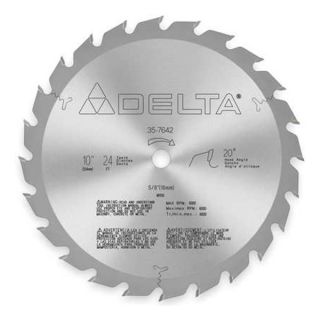 Delta 35 7642 Circular Saw Bld, Crbde, 10 In, 24 Teeth