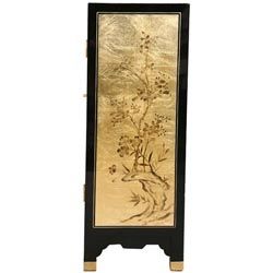 Black/ Gold Lacquer Chinese Cabinet