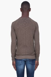 Diesel Olive Grey K Ginex Sweater for men