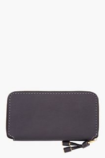 Chloe Black Zippered Marcie Wallet for women