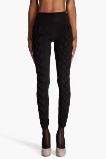 Maison Martin Margiela Wool Knit Stretch Tights for women