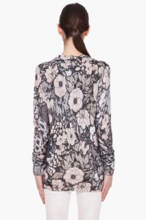 Christopher Kane Floral Silk cashmere Blend Cardigan for women
