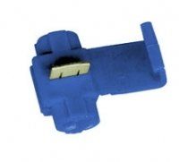 Quick Splice Wire Tap Connector 16 14 Gauge (Blue)   100 Pack  