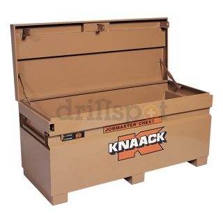 Knaack 60 Jobsite Chest, 60 x 24 x 23 In, Steel, Tan