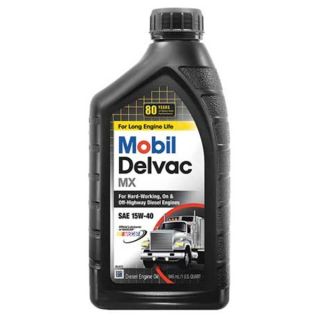 Mobil 98GY85 Diesel Engine Oil, 1 Qt, SAE Grade 15W 40