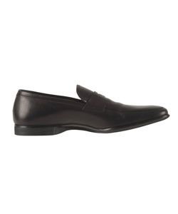 Prada Mens Leather Penny Loafers