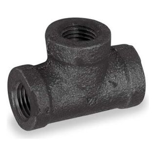 Approved Vendor 5P479 Tee, 3/4 In, NPT, Black Malleable Iron