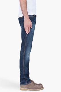 Nudie Jeans Light Indigo Slim Jim Organic Jeans for men