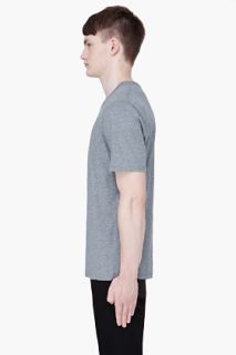 T By Alexander Wang Heather Grey Classic T shirt for men