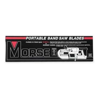 Morse ZWEP4424WGR Portable Band Saw Blade, 1/2 In. W, PK 3