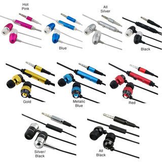 BasAcc Eforcity Universal 3.5mm In ear Stereo Headset with Mic