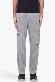 True Religion Grey Roman Chinos for men