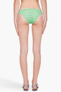 Diane Von Furstenberg Green Adisa Bikini Bottoms for women