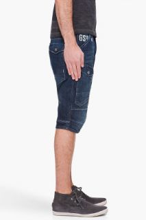 G Star Tapered Dark Aged Shorts for men