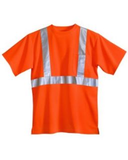 Mountain Mens Moisture Wicking Safety Crewneck T Shirt. 222 Clothing