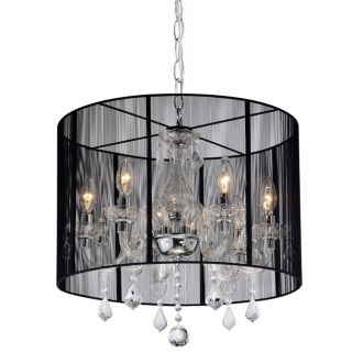 Emma Black Shade and Iron Base Crystal Chandelier Today $114.99 4.8