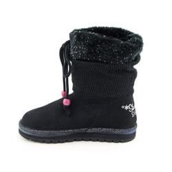 Lights Skechers Disko Lites Kids Girls Black Snow Boots