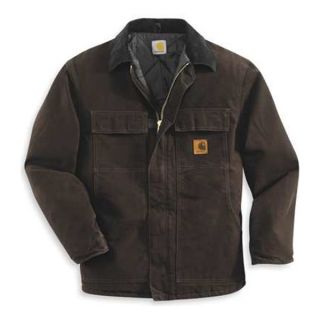 Carhartt C26 DKB REG LRG Coat, Insulated, Dark Brown, L