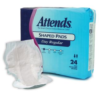 Attends Regular shaped Day Pads (Case of 96) Today $53.81