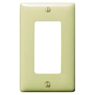 Bryant Quick Tech NP26I BRY Ivory Nylon GFCI Commercial Wallplate Be