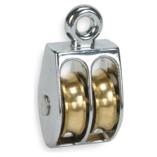 Battalion 1RCK2 Fixed Eye Double Pulley, Chrome