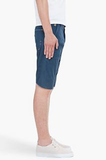 G Star Blue Courier Combat Shorts for men