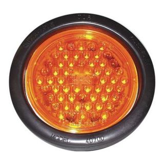 Truck Lite Co Inc 44101Y Strobe Light, LED, Amber, Round, 5 1/2 Dia