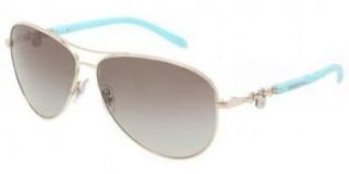 Tiffany 3034 60213M Pale Gold 3034 Aviator Sunglasses