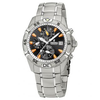 Mens Estuche Steel Black/ Orange Watch Today $139.99